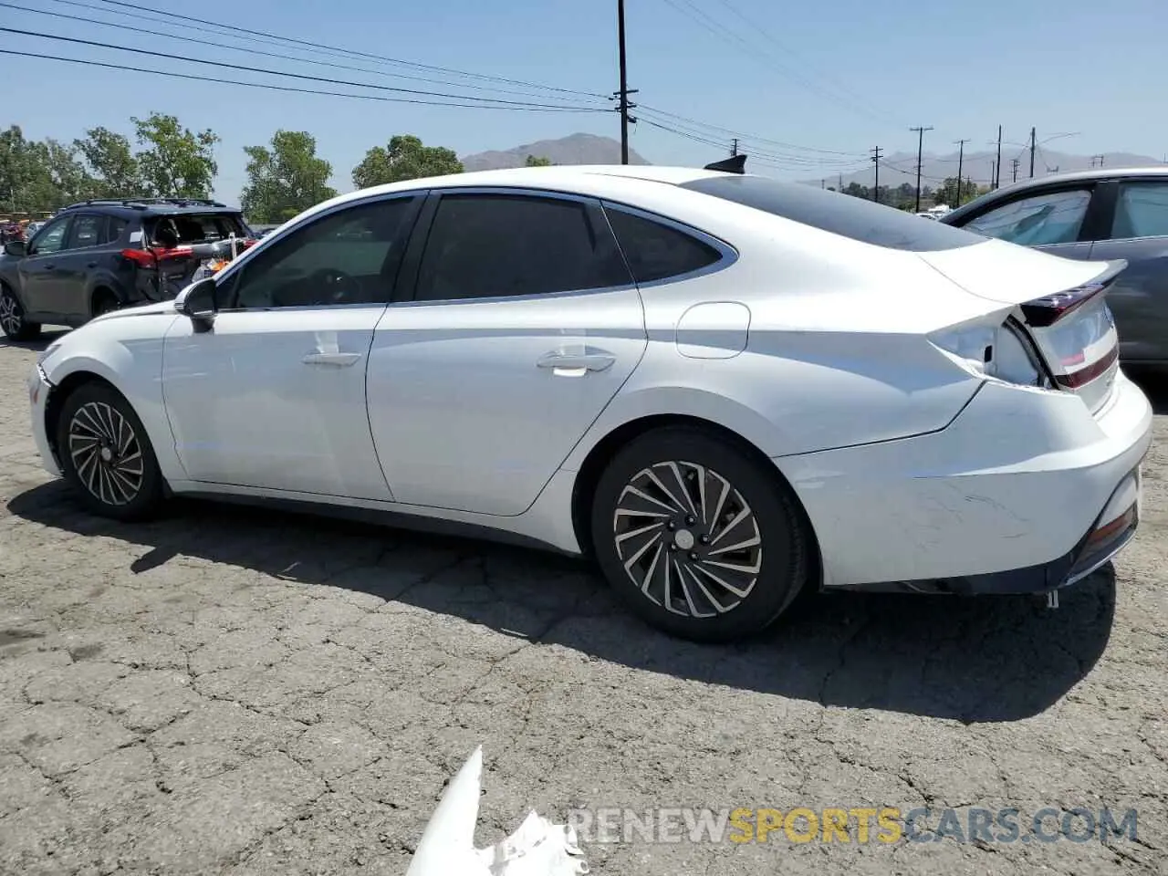 2 Photograph of a damaged car KMHL34JJ7MA027873 HYUNDAI SONATA 2021