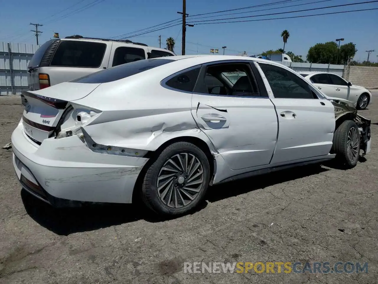 3 Photograph of a damaged car KMHL34JJ7MA027873 HYUNDAI SONATA 2021