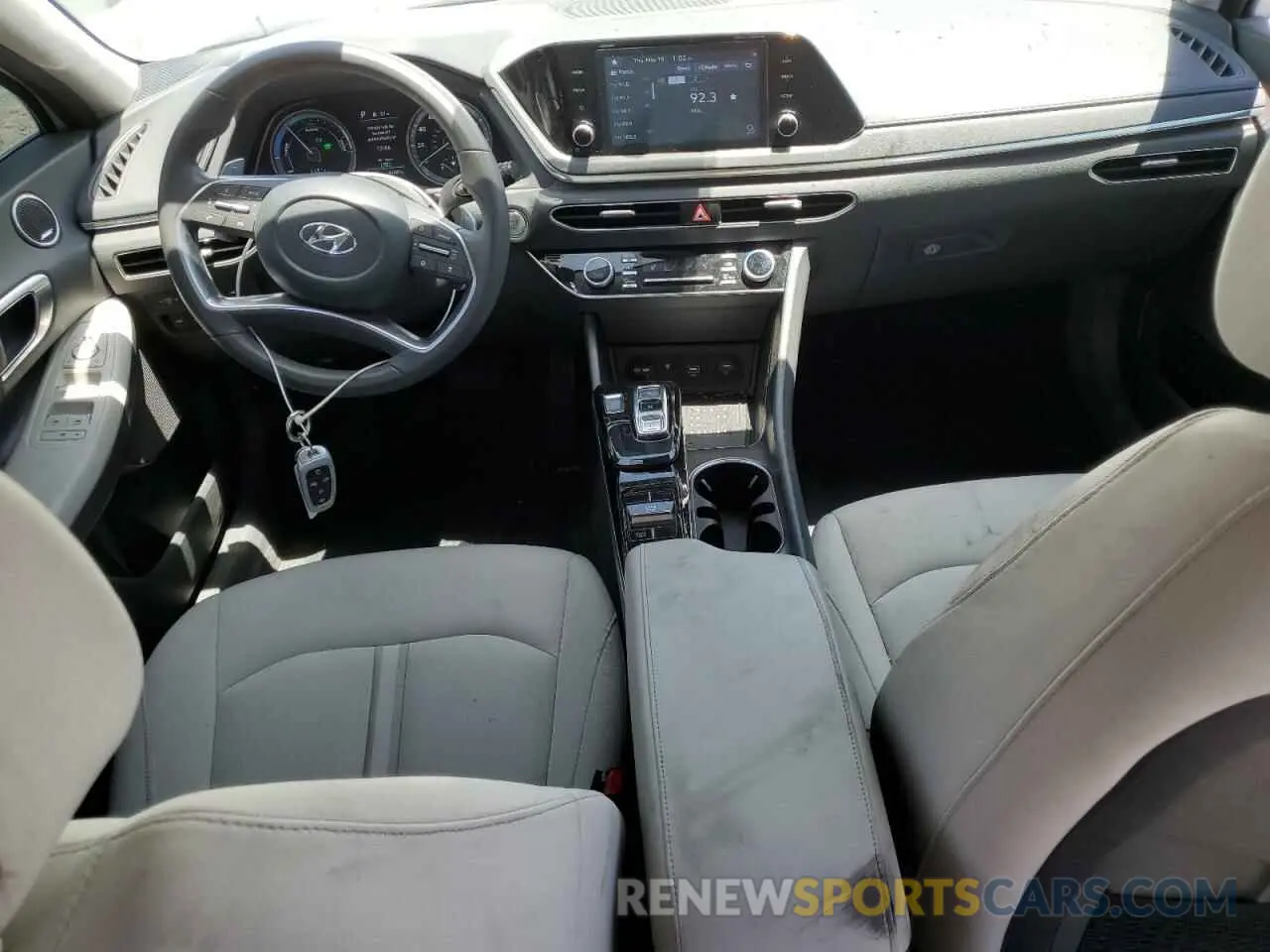 8 Photograph of a damaged car KMHL34JJ7MA027873 HYUNDAI SONATA 2021
