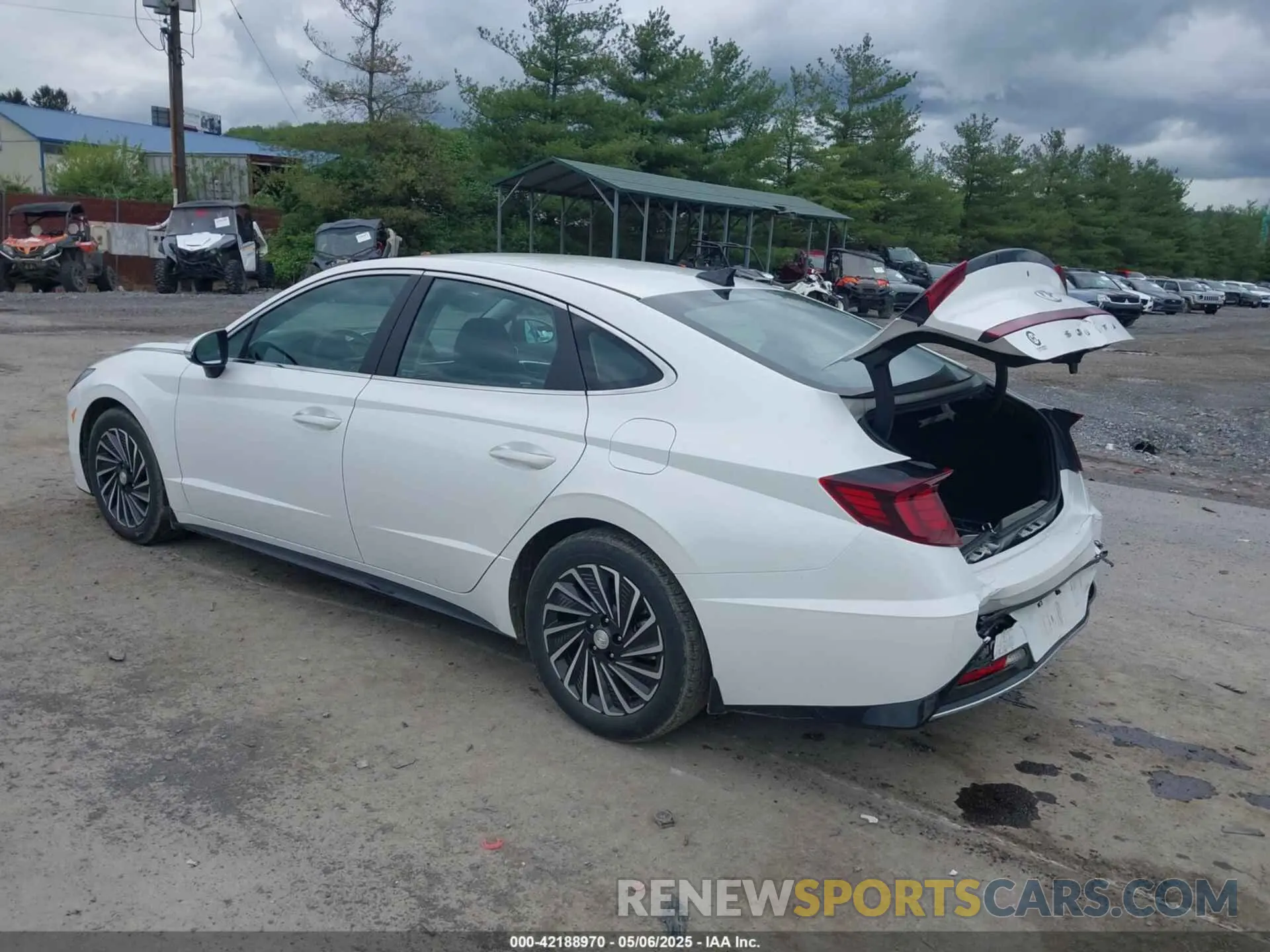 3 Photograph of a damaged car KMHL34JJ8MA033861 HYUNDAI SONATA 2021