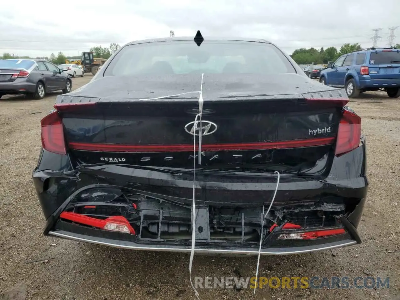 6 Photograph of a damaged car KMHL34JJ9MA025686 HYUNDAI SONATA 2021