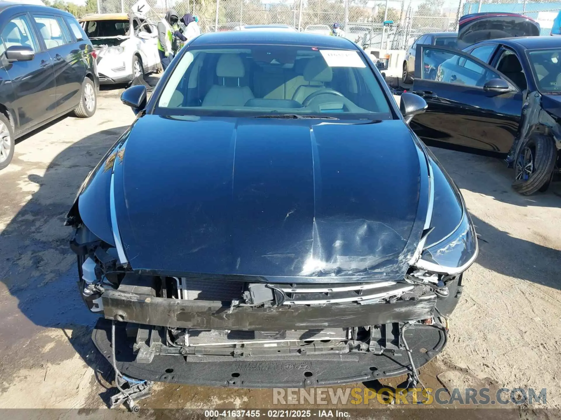13 Photograph of a damaged car KMHL54JJ0MA017423 HYUNDAI SONATA 2021