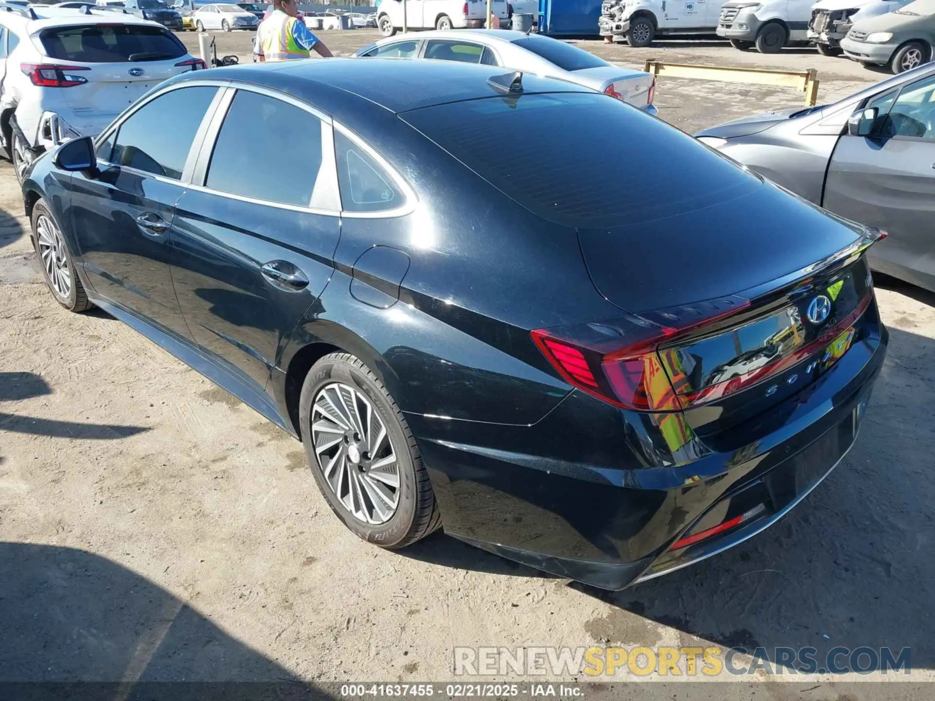 3 Photograph of a damaged car KMHL54JJ0MA017423 HYUNDAI SONATA 2021