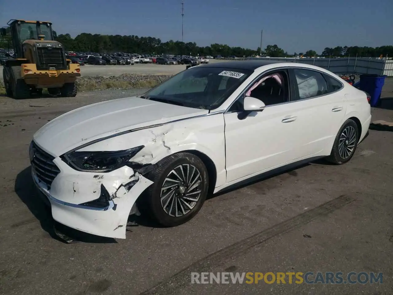 1 Photograph of a damaged car KMHL54JJ0MA022721 HYUNDAI SONATA 2021