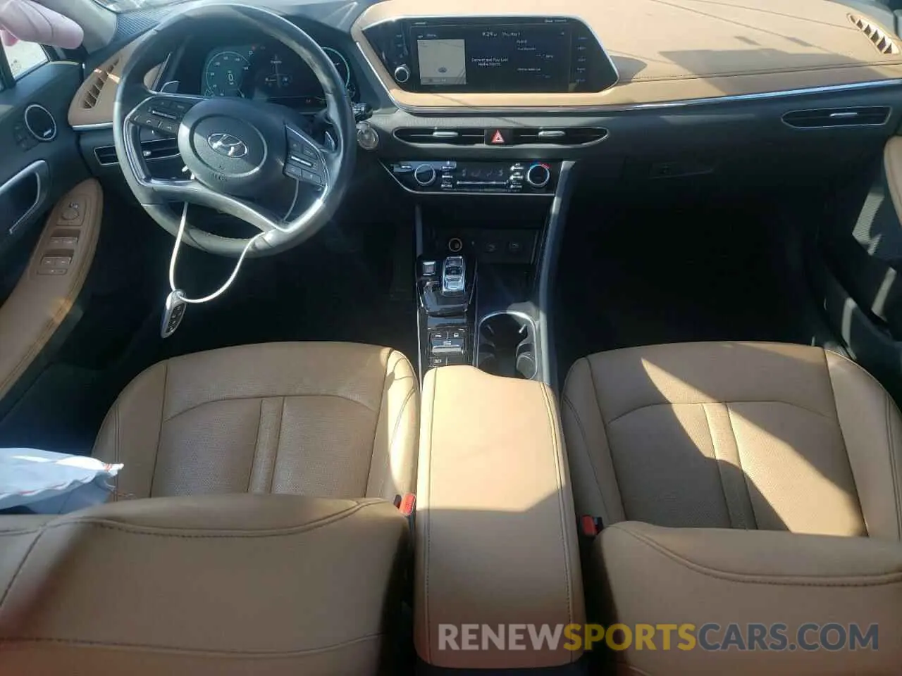 8 Photograph of a damaged car KMHL54JJ0MA022721 HYUNDAI SONATA 2021