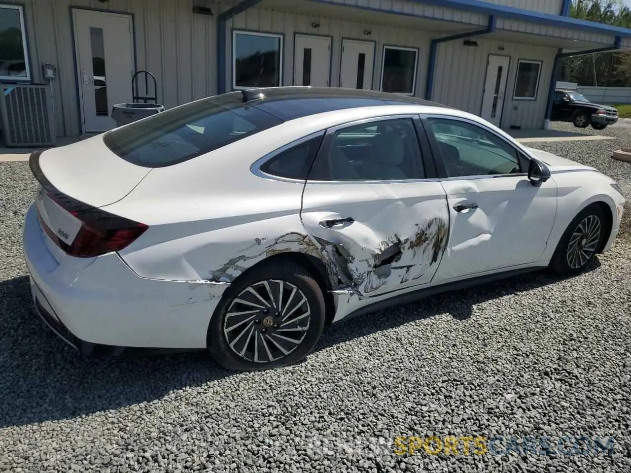 3 Photograph of a damaged car KMHL54JJ0MA034397 HYUNDAI SONATA 2021