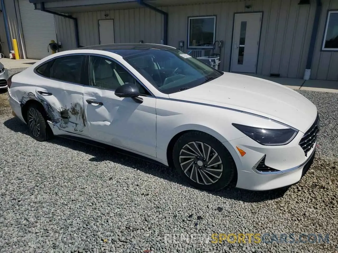 4 Photograph of a damaged car KMHL54JJ0MA034397 HYUNDAI SONATA 2021