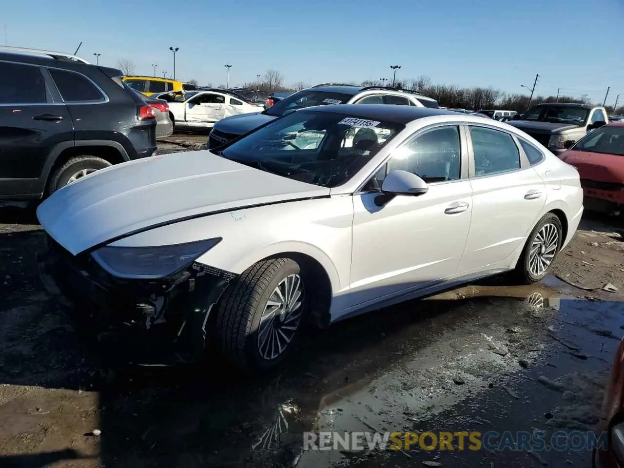 1 Photograph of a damaged car KMHL54JJ5MA024822 HYUNDAI SONATA 2021