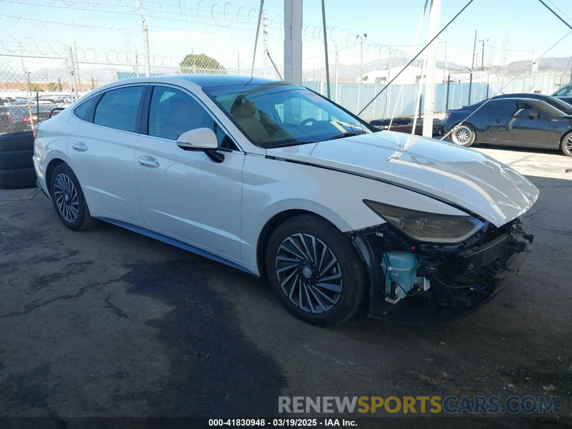 1 Photograph of a damaged car KMHL54JJ5MA027896 HYUNDAI SONATA 2021
