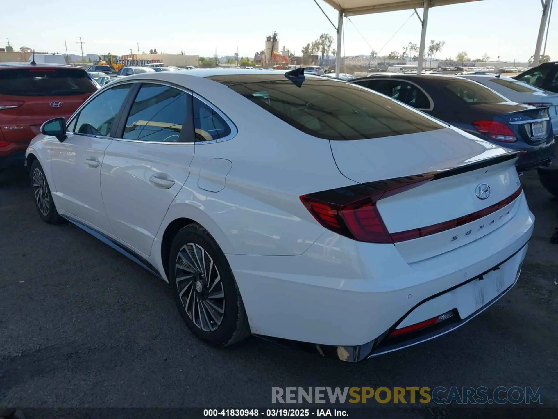 3 Photograph of a damaged car KMHL54JJ5MA027896 HYUNDAI SONATA 2021