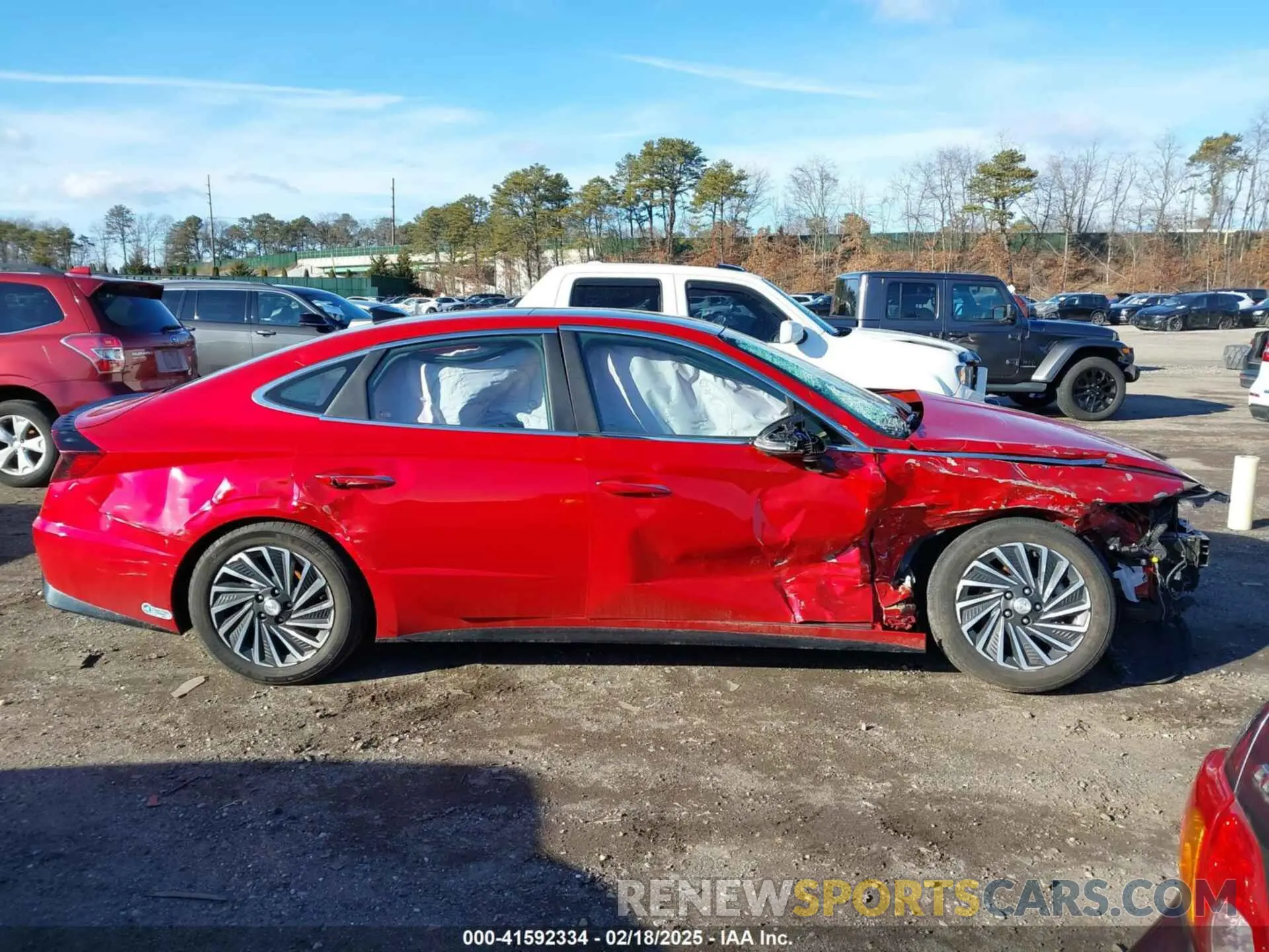13 Photograph of a damaged car KMHL54JJ5MA033732 HYUNDAI SONATA 2021