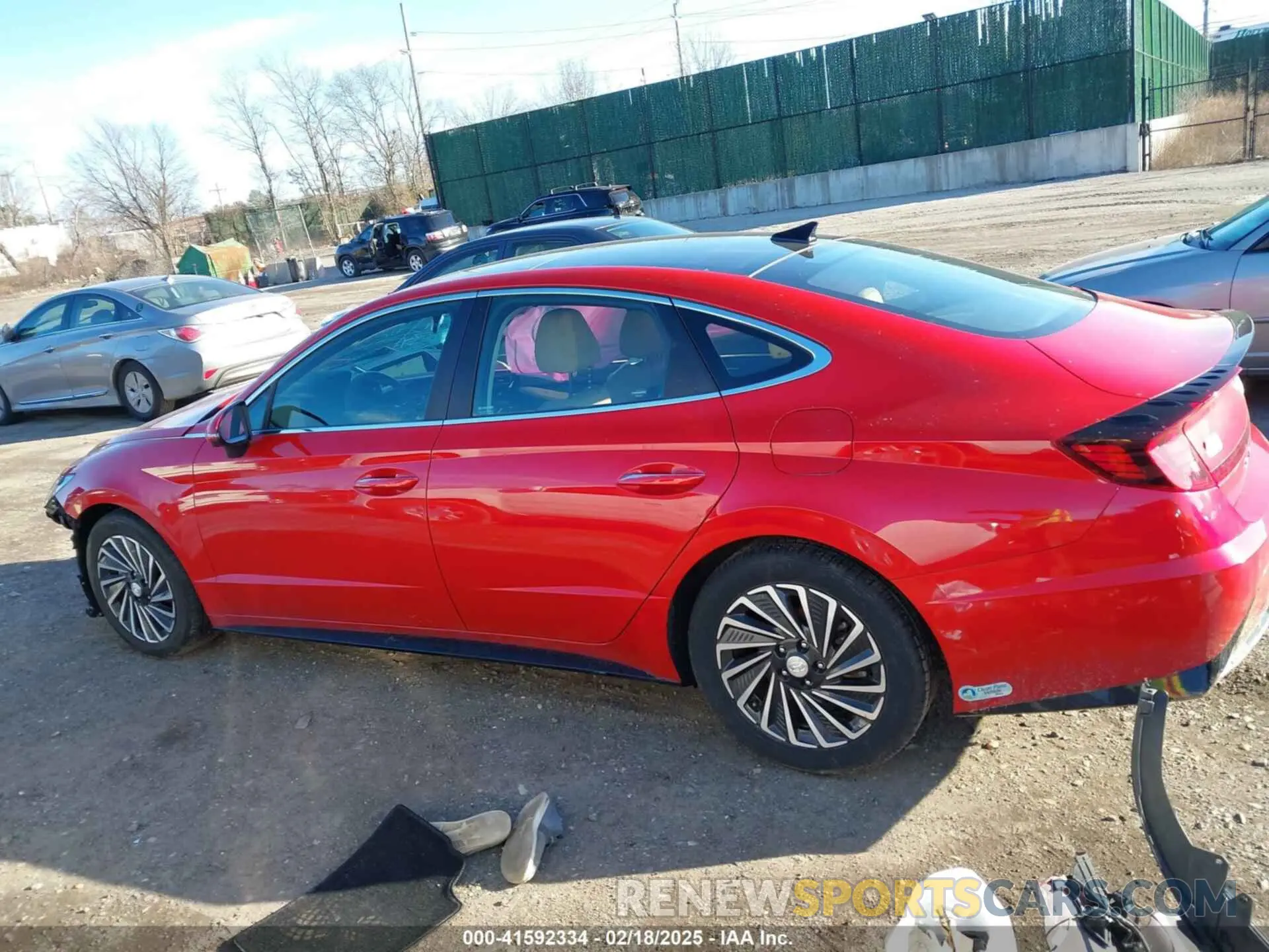 14 Photograph of a damaged car KMHL54JJ5MA033732 HYUNDAI SONATA 2021