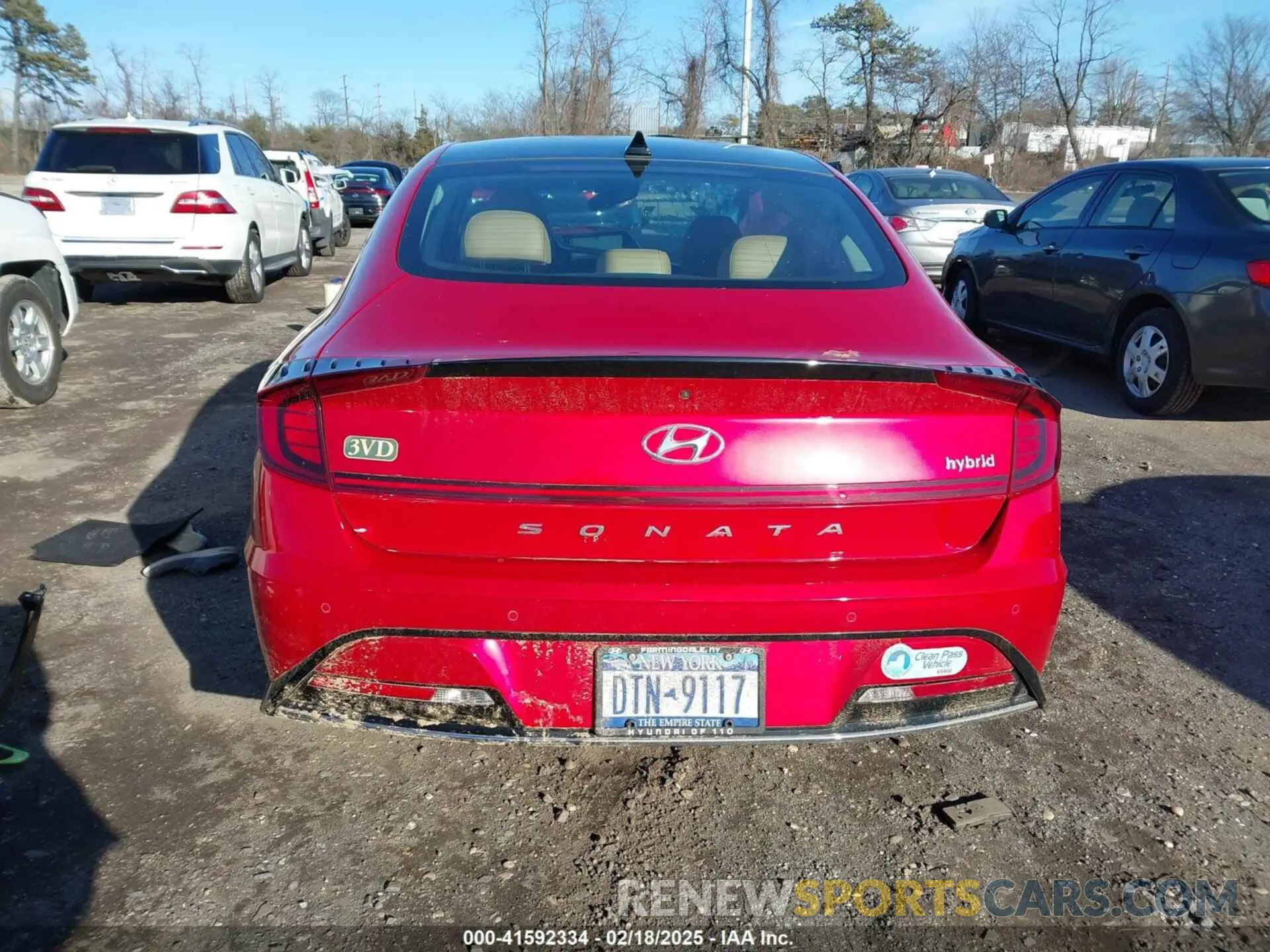 16 Photograph of a damaged car KMHL54JJ5MA033732 HYUNDAI SONATA 2021