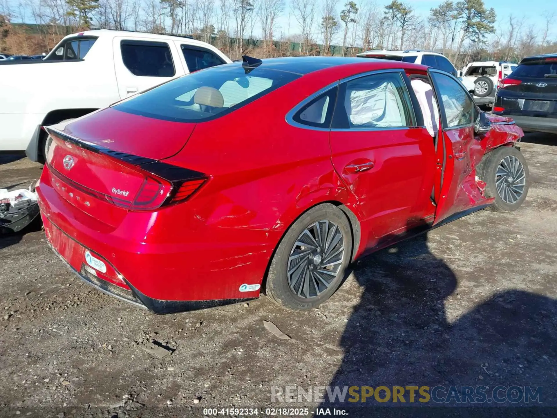 4 Photograph of a damaged car KMHL54JJ5MA033732 HYUNDAI SONATA 2021
