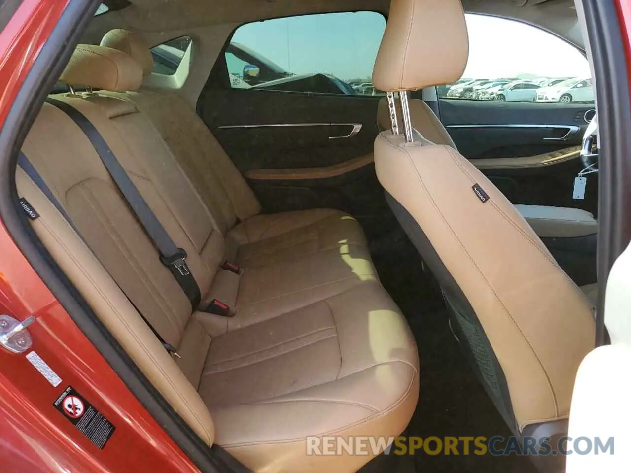 10 Photograph of a damaged car KMHL54JJ6MA027048 HYUNDAI SONATA 2021