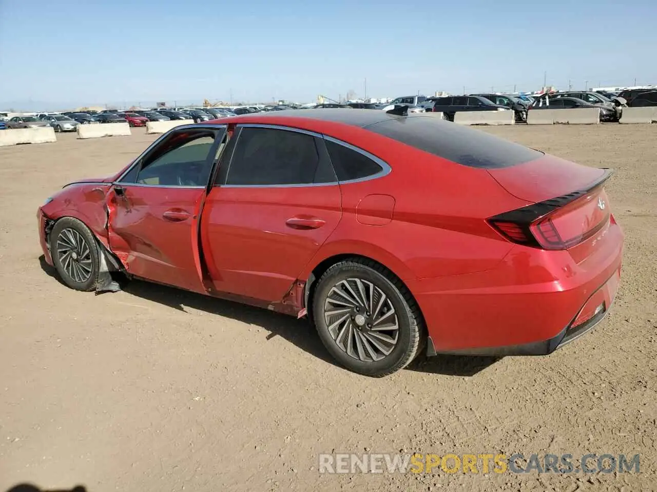 2 Photograph of a damaged car KMHL54JJ6MA027048 HYUNDAI SONATA 2021