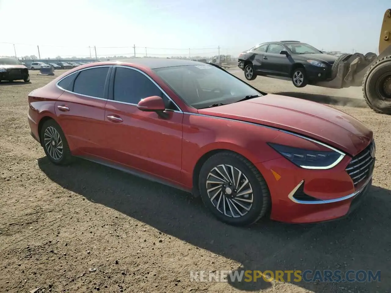 4 Photograph of a damaged car KMHL54JJ6MA027048 HYUNDAI SONATA 2021