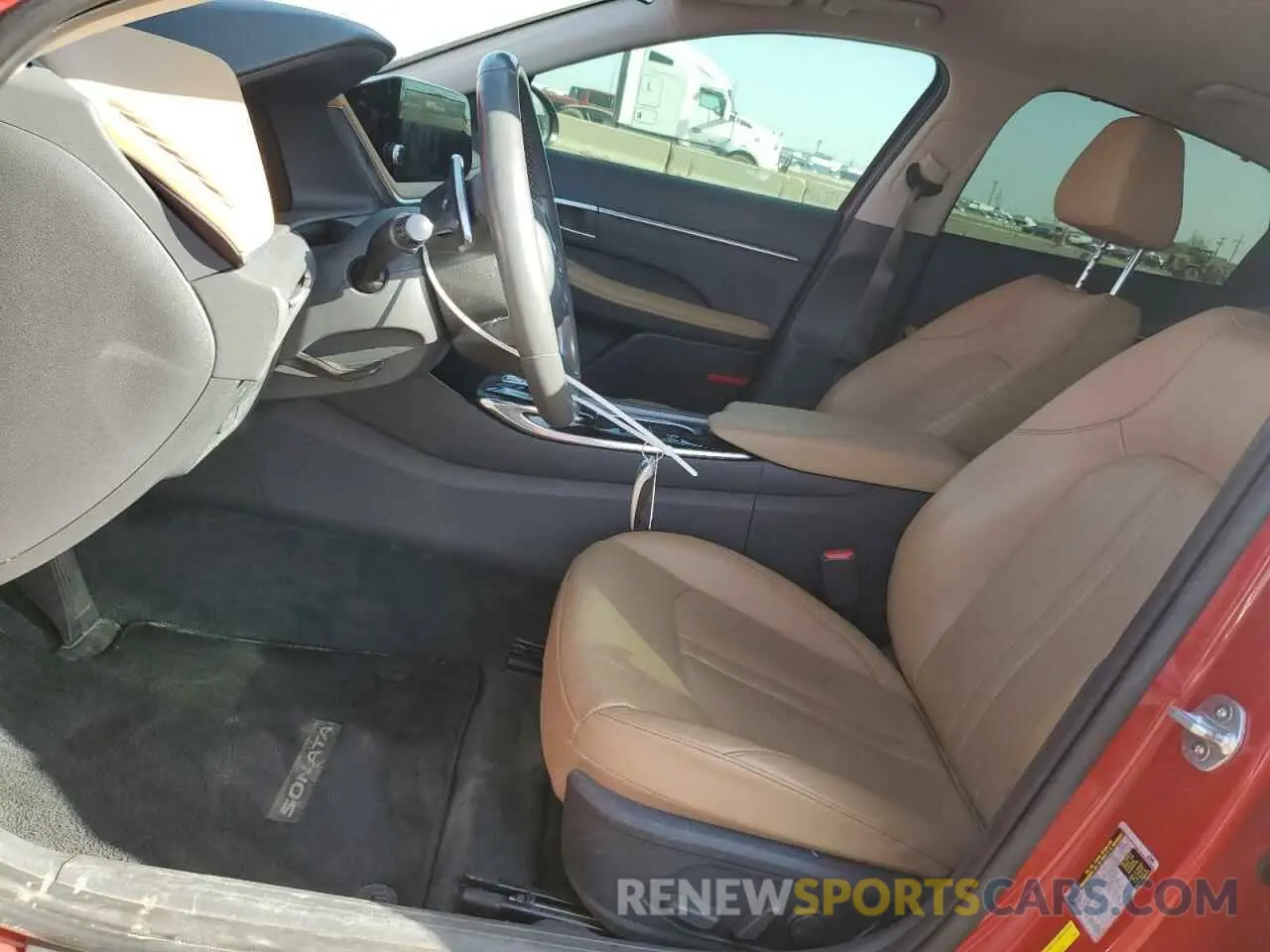 7 Photograph of a damaged car KMHL54JJ6MA027048 HYUNDAI SONATA 2021