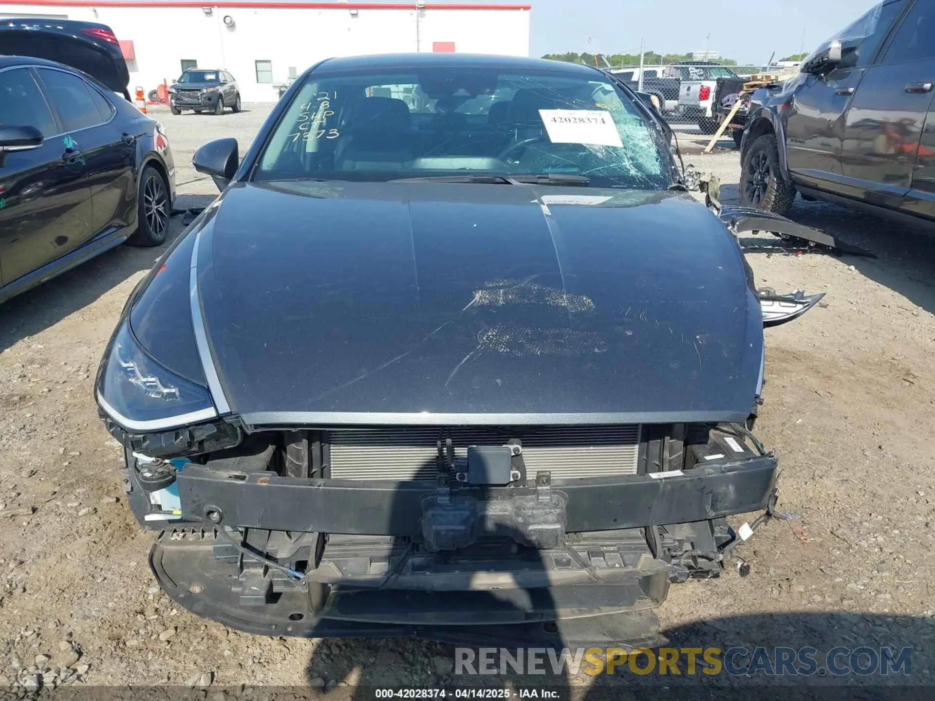 13 Photograph of a damaged car KMHL54JJ6MA027373 HYUNDAI SONATA 2021