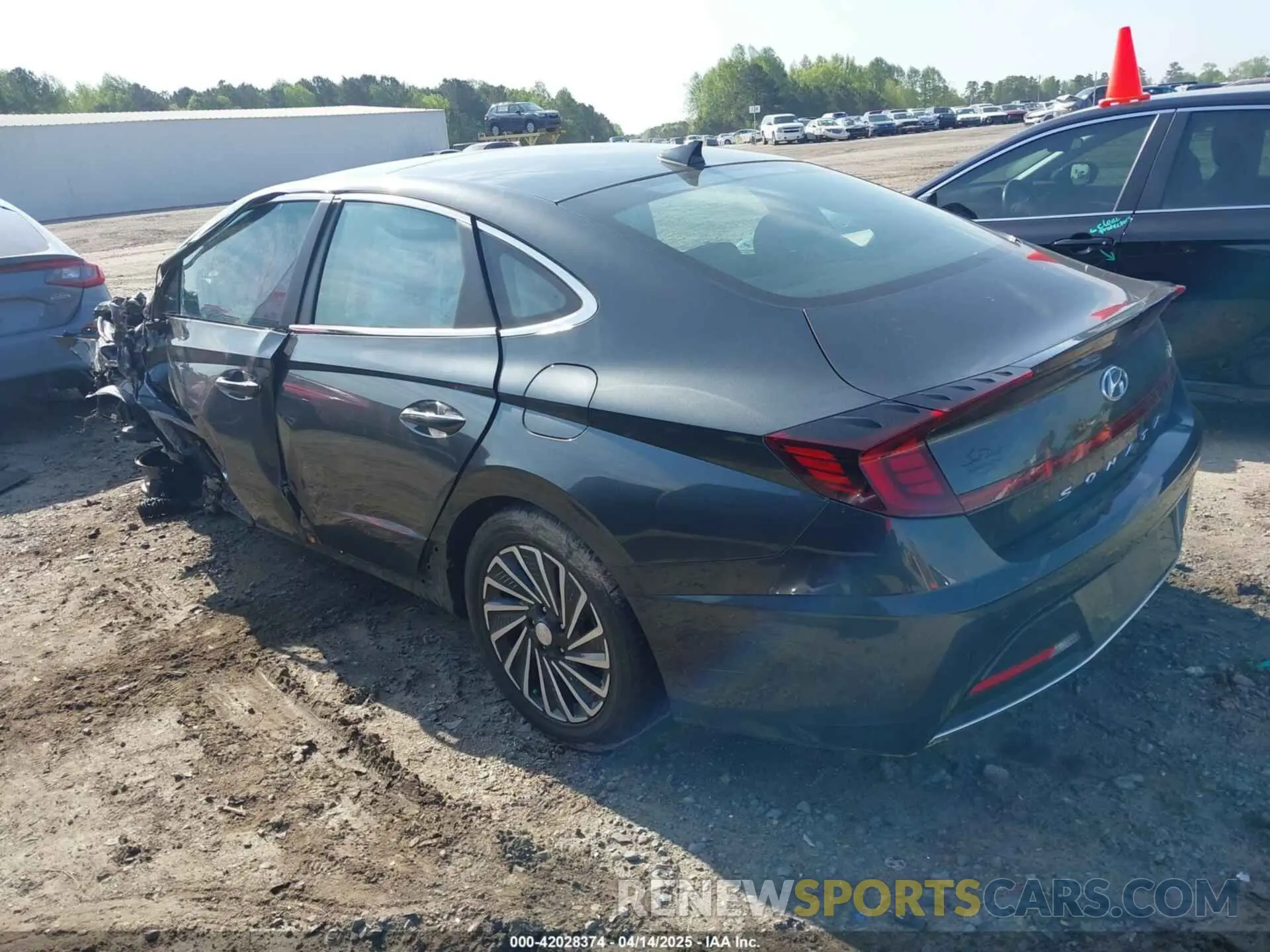 3 Photograph of a damaged car KMHL54JJ6MA027373 HYUNDAI SONATA 2021