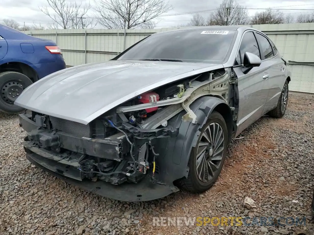 1 Photograph of a damaged car KMHL54JJ6MA036686 HYUNDAI SONATA 2021