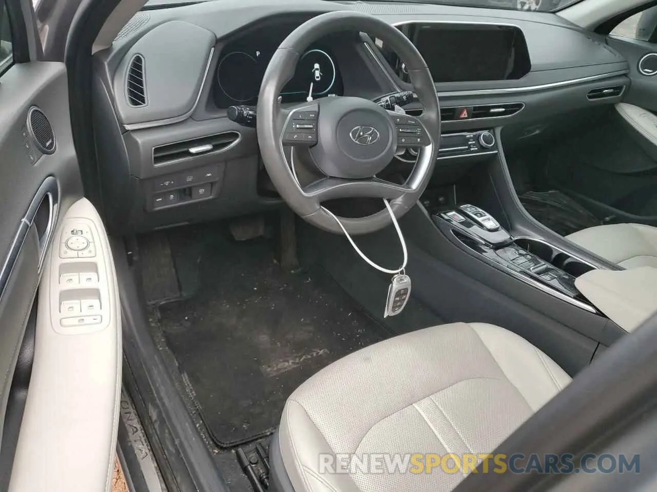 8 Photograph of a damaged car KMHL54JJ6MA036686 HYUNDAI SONATA 2021