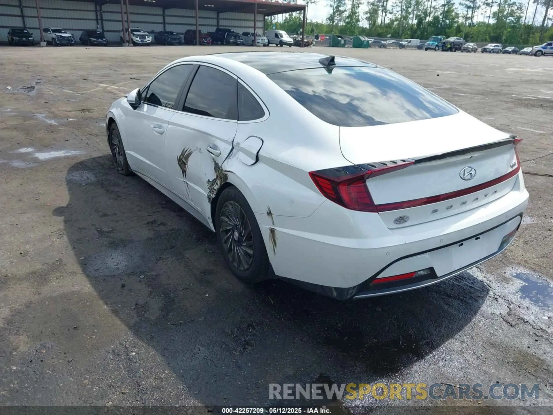 3 Photograph of a damaged car KMHL54JJ9MA021955 HYUNDAI SONATA 2021