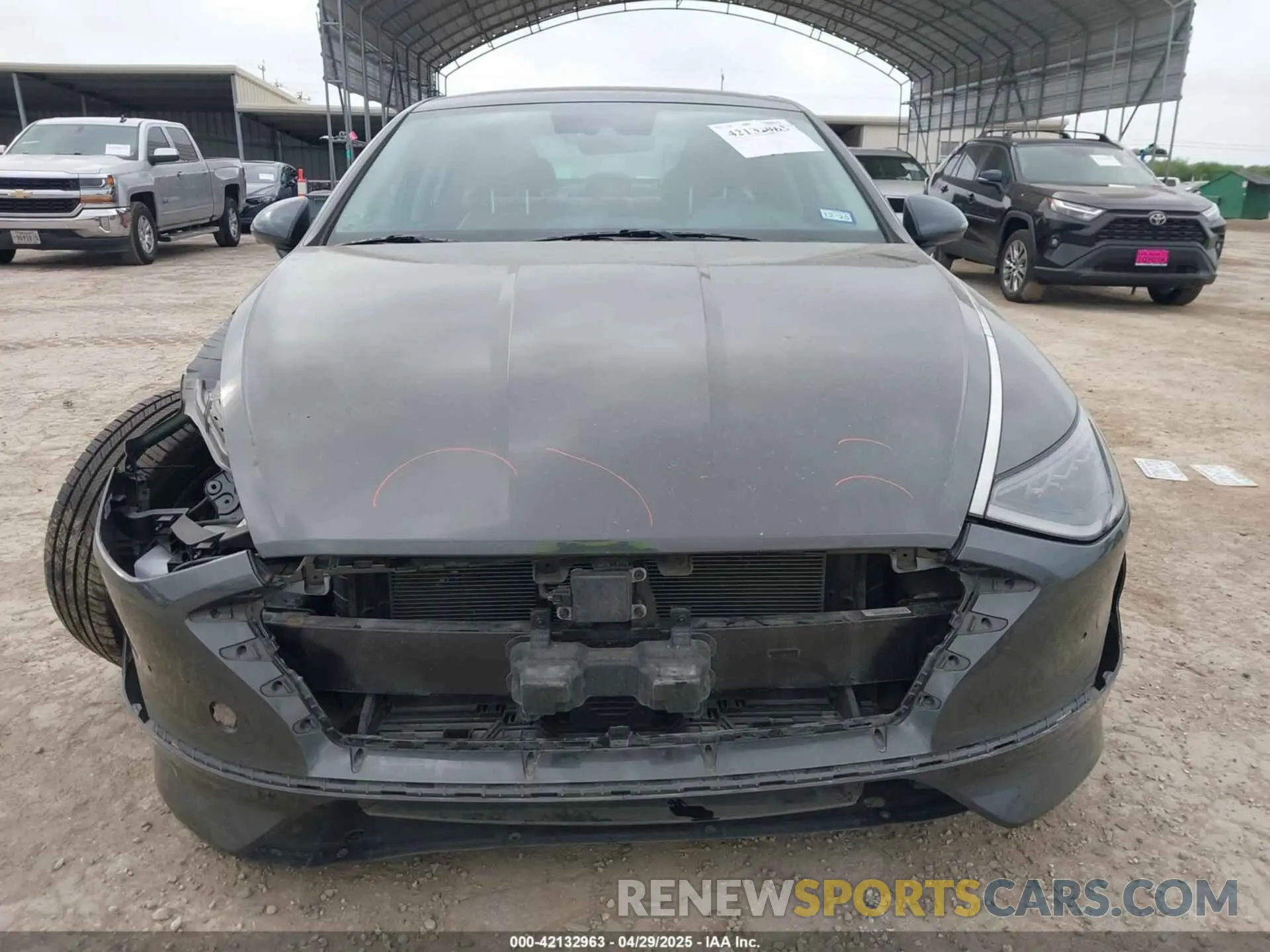 13 Photograph of a damaged car KMHL54JJ9MA027089 HYUNDAI SONATA 2021
