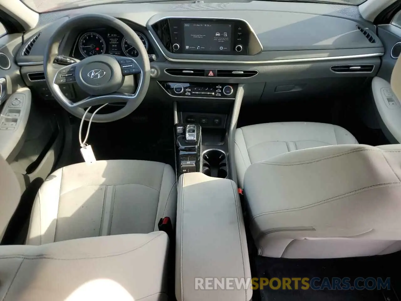 8 Photograph of a damaged car KMHL64JA0MA143147 HYUNDAI SONATA 2021