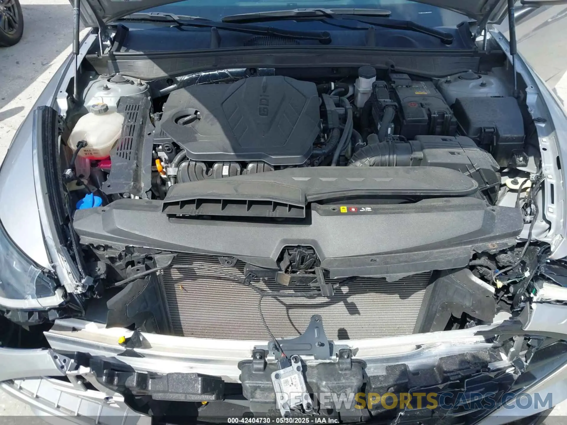 10 Photograph of a damaged car KMHL64JA0MA145576 HYUNDAI SONATA 2021