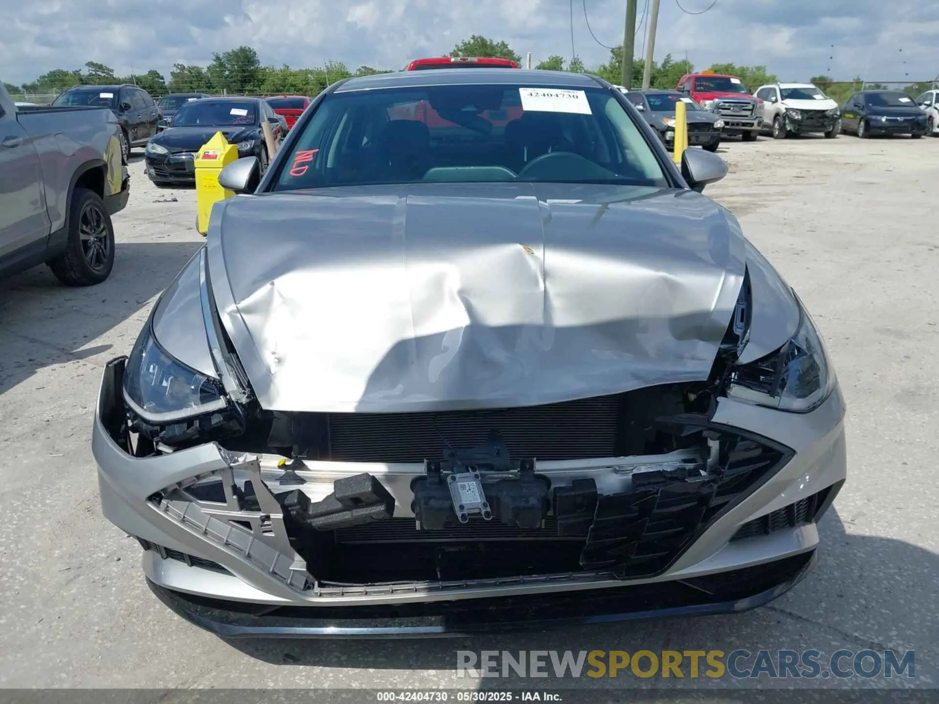 13 Photograph of a damaged car KMHL64JA0MA145576 HYUNDAI SONATA 2021