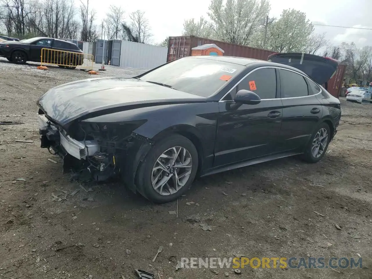 1 Photograph of a damaged car KMHL64JA0MA146422 HYUNDAI SONATA 2021