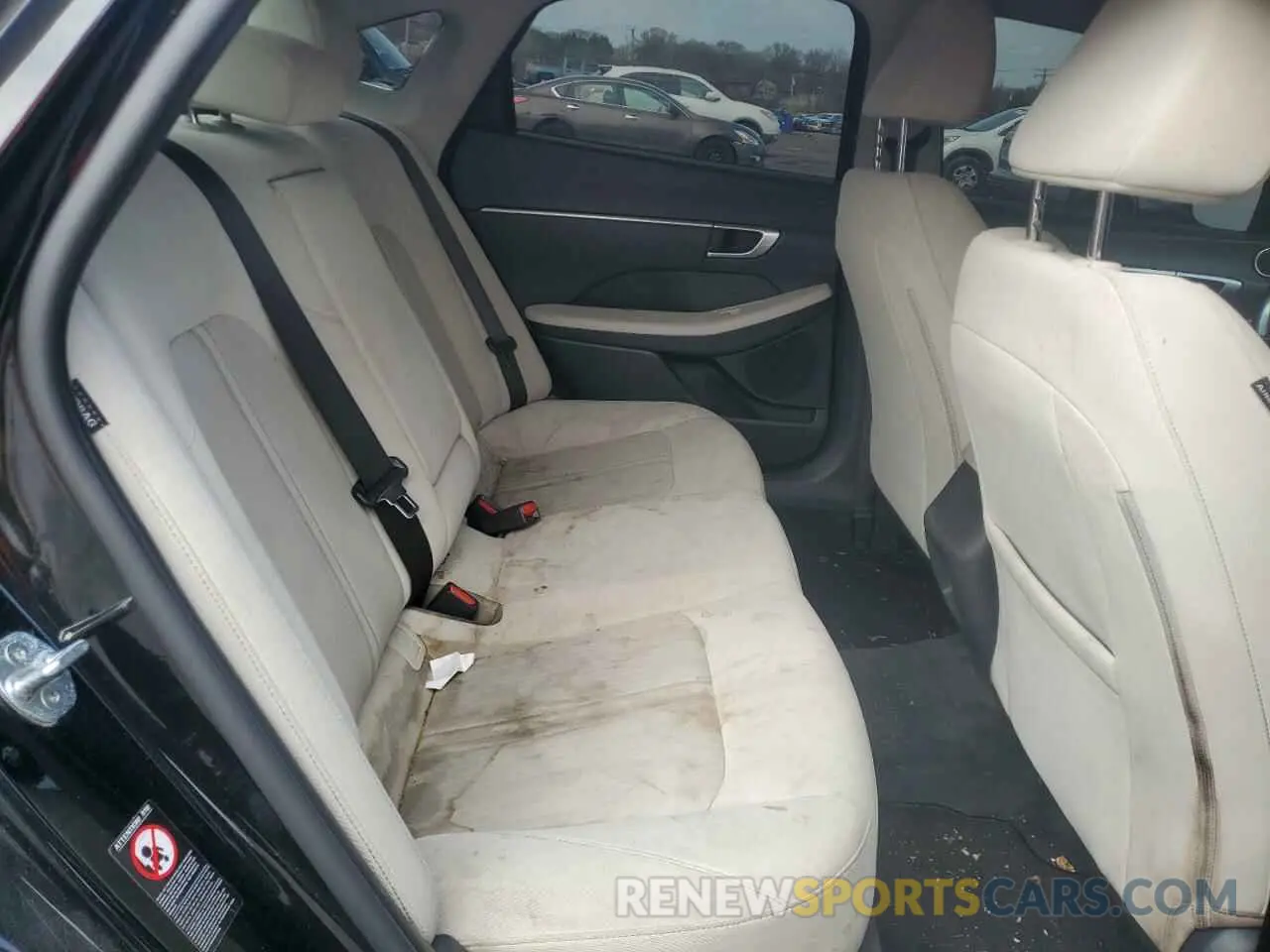 10 Photograph of a damaged car KMHL64JA0MA146422 HYUNDAI SONATA 2021