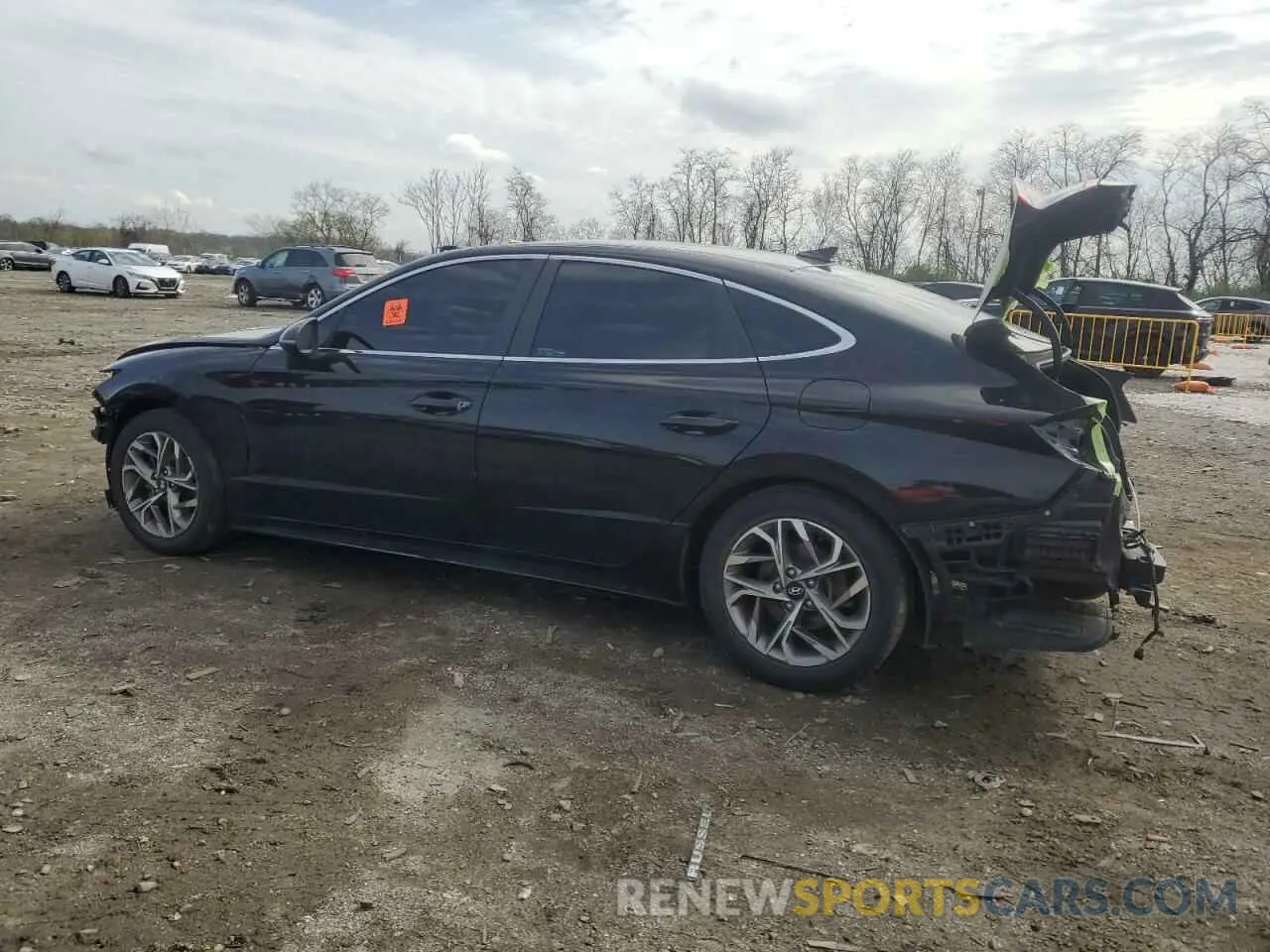 2 Photograph of a damaged car KMHL64JA0MA146422 HYUNDAI SONATA 2021