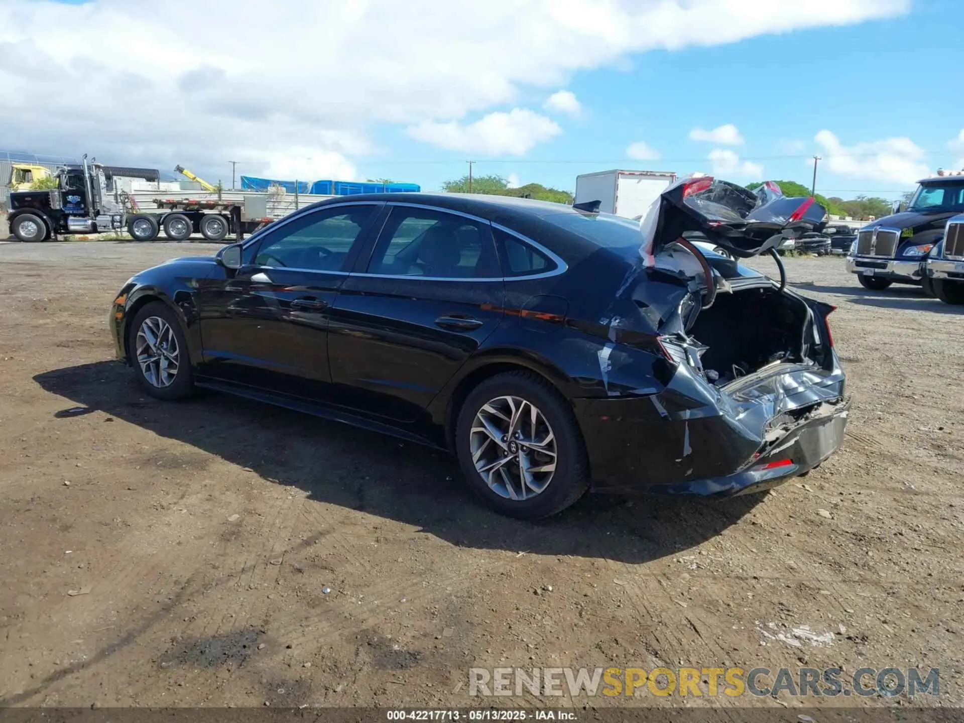 3 Photograph of a damaged car KMHL64JA0MA158957 HYUNDAI SONATA 2021