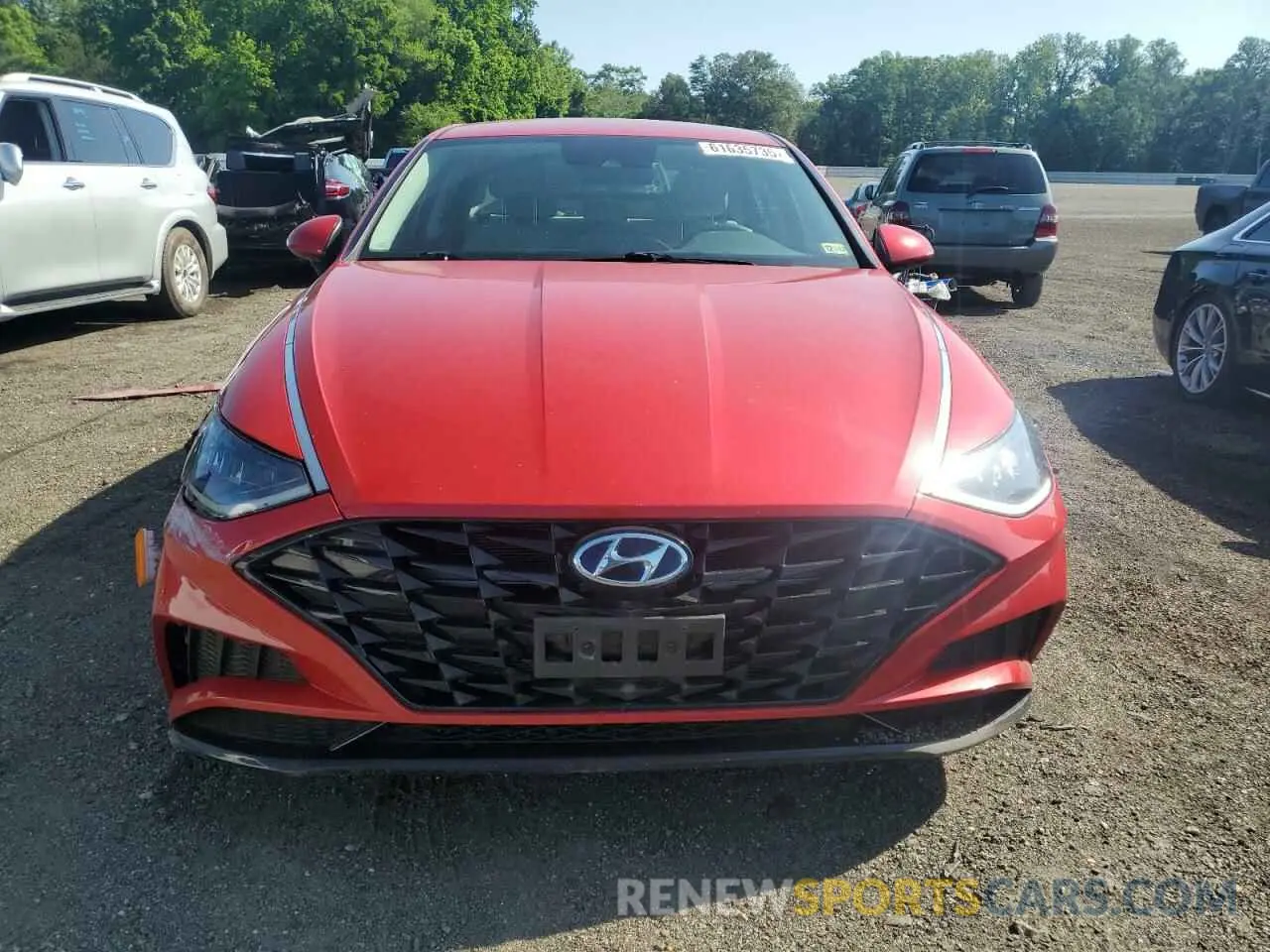 5 Photograph of a damaged car KMHL64JA1MA146140 HYUNDAI SONATA 2021