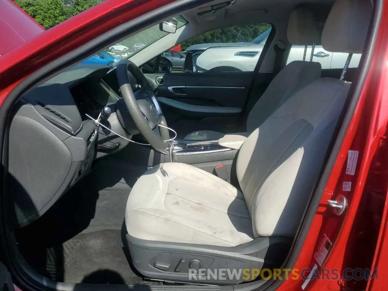 7 Photograph of a damaged car KMHL64JA1MA146140 HYUNDAI SONATA 2021