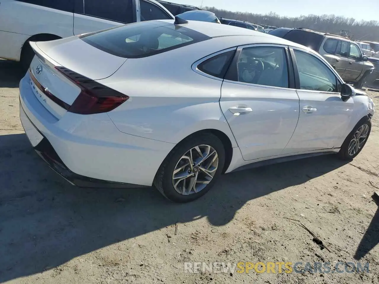 3 Photograph of a damaged car KMHL64JA1MA152911 HYUNDAI SONATA 2021