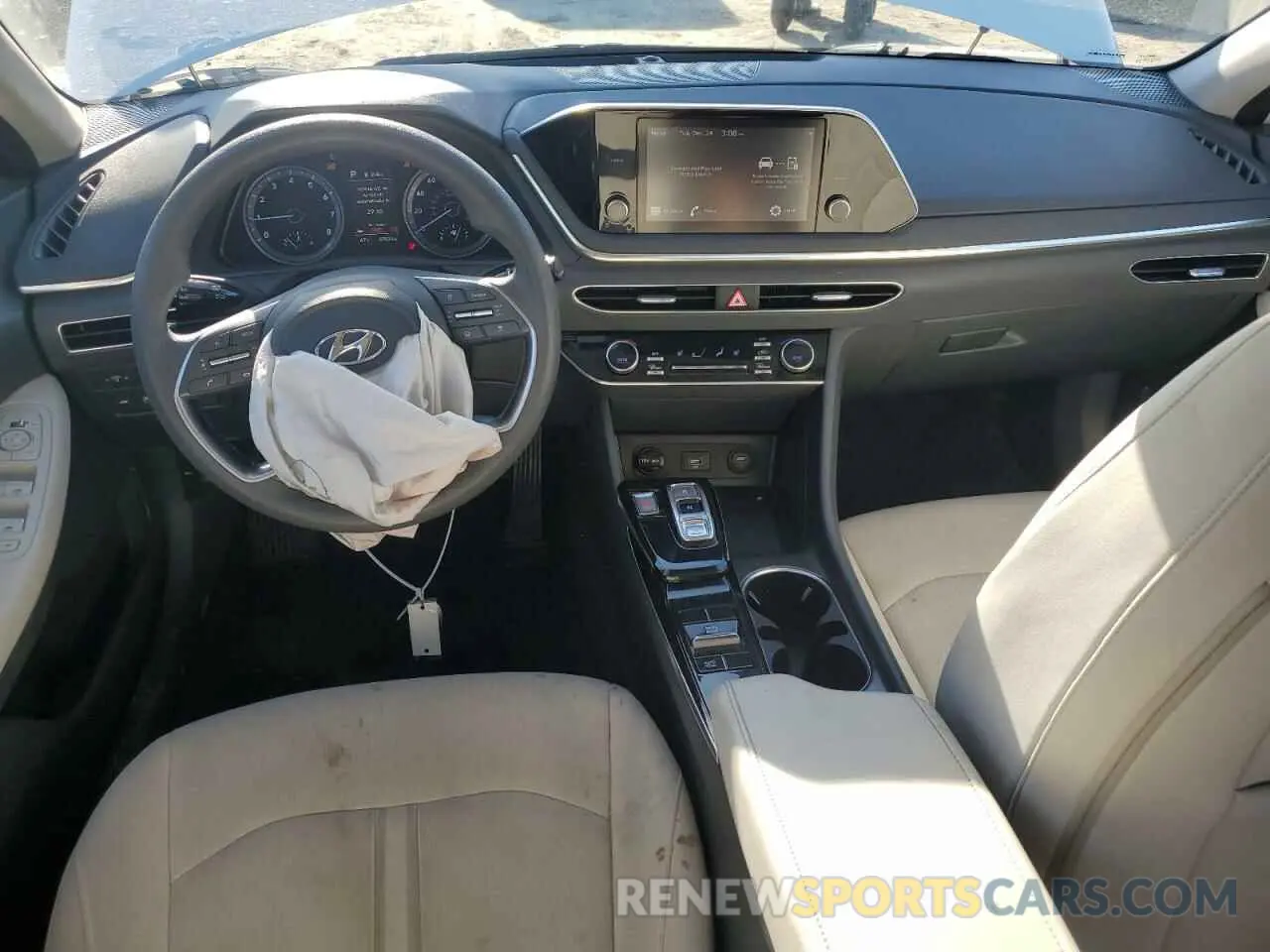8 Photograph of a damaged car KMHL64JA1MA152911 HYUNDAI SONATA 2021