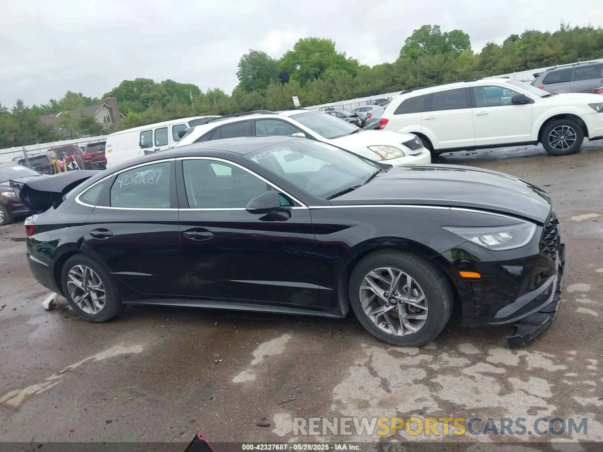 13 Photograph of a damaged car KMHL64JA1MA160846 HYUNDAI SONATA 2021