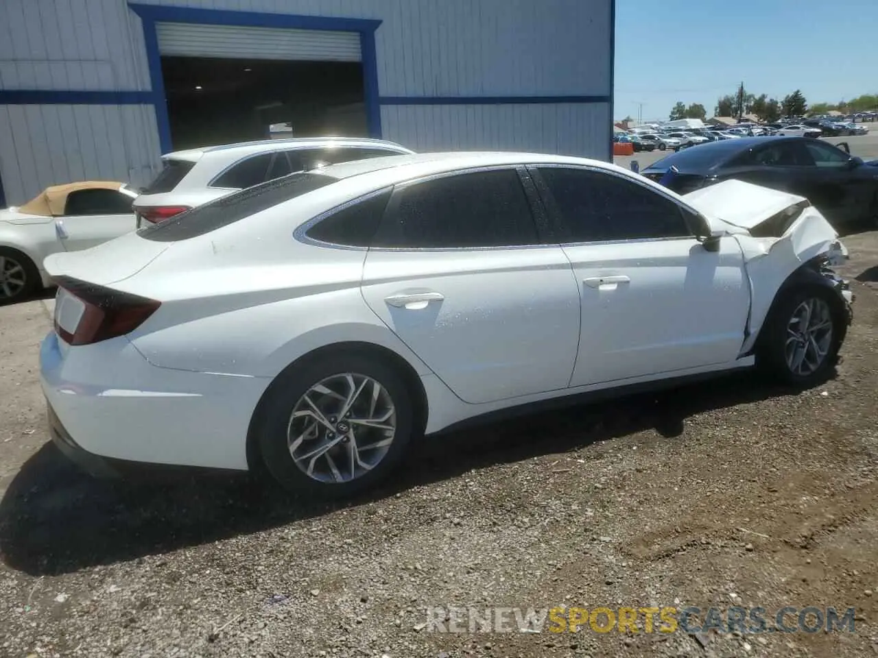 3 Photograph of a damaged car KMHL64JA1MA166436 HYUNDAI SONATA 2021