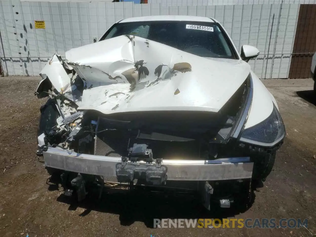 5 Photograph of a damaged car KMHL64JA1MA166436 HYUNDAI SONATA 2021