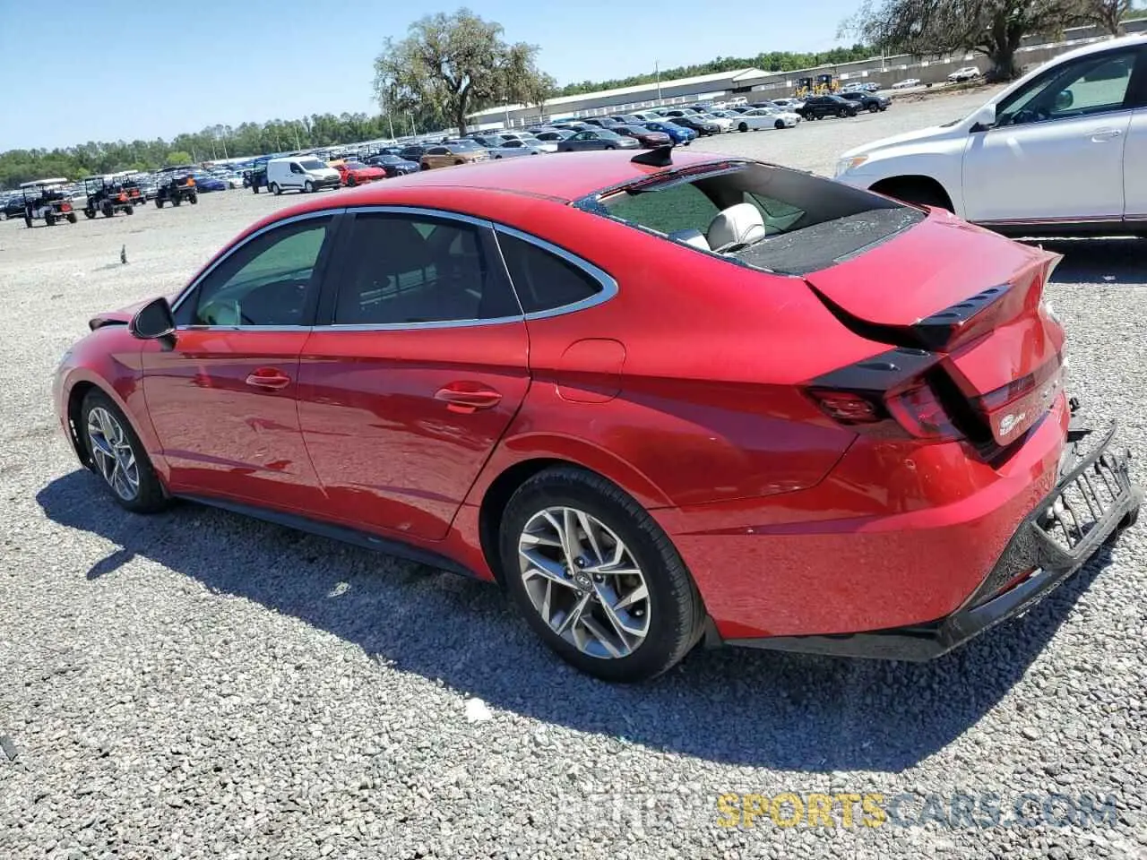2 Photograph of a damaged car KMHL64JA3MA158984 HYUNDAI SONATA 2021