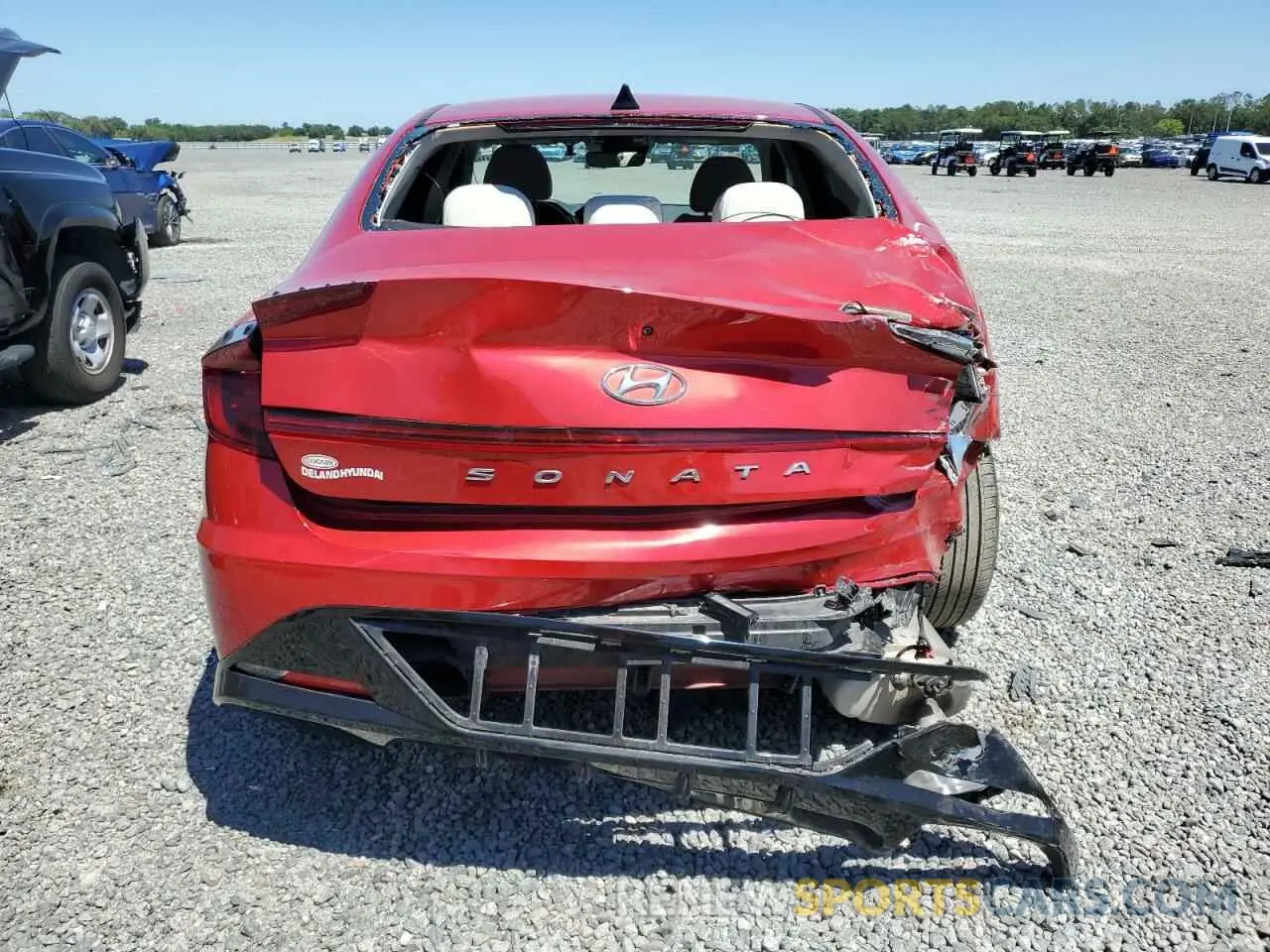 6 Photograph of a damaged car KMHL64JA3MA158984 HYUNDAI SONATA 2021