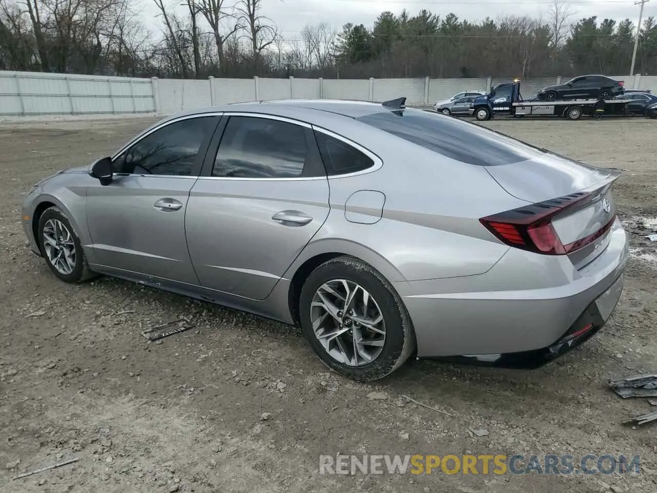 2 Photograph of a damaged car KMHL64JA4MA145483 HYUNDAI SONATA 2021