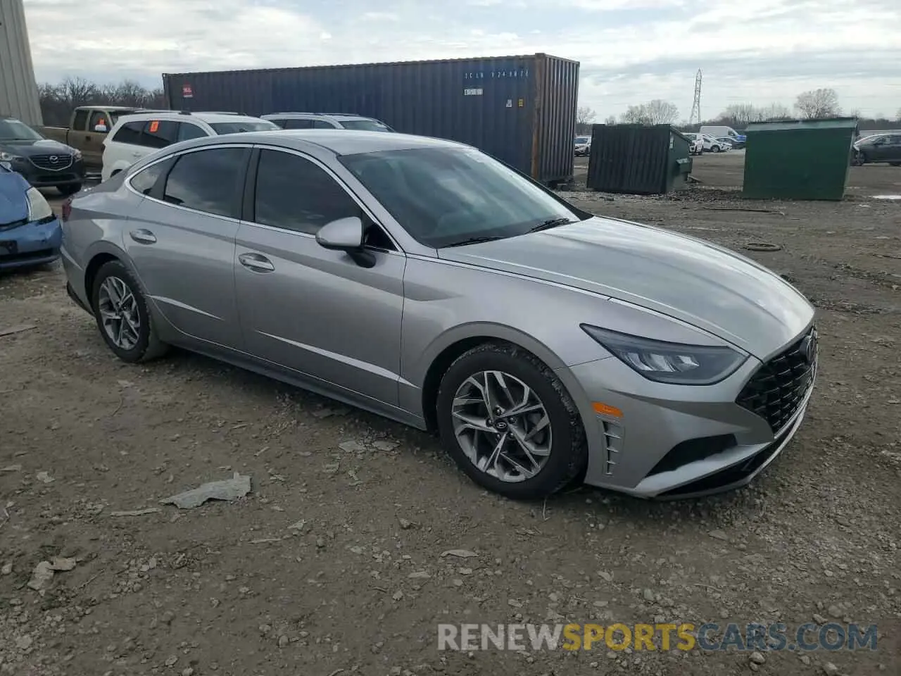 4 Photograph of a damaged car KMHL64JA4MA145483 HYUNDAI SONATA 2021