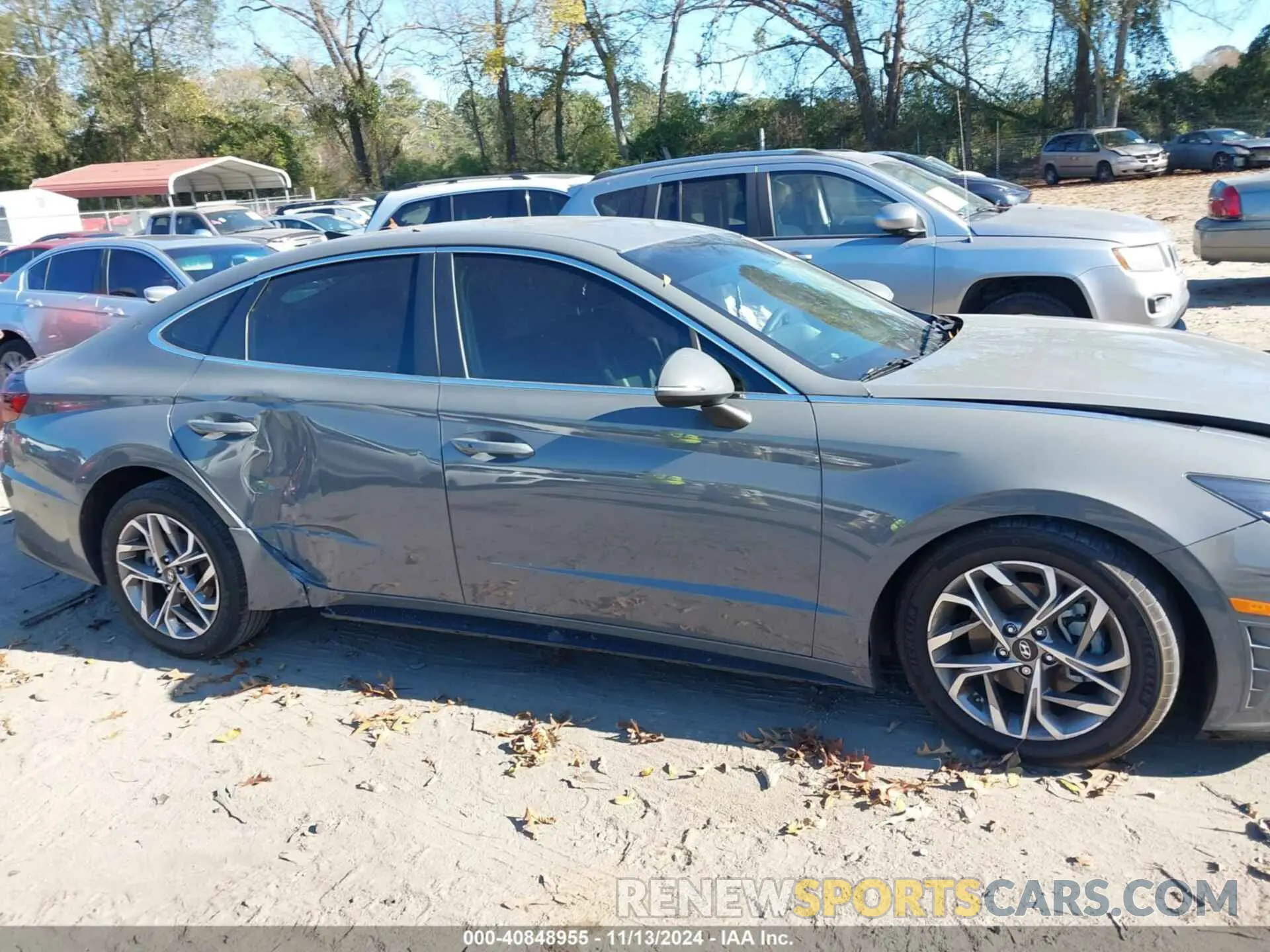13 Photograph of a damaged car KMHL64JA4MA148478 HYUNDAI SONATA 2021