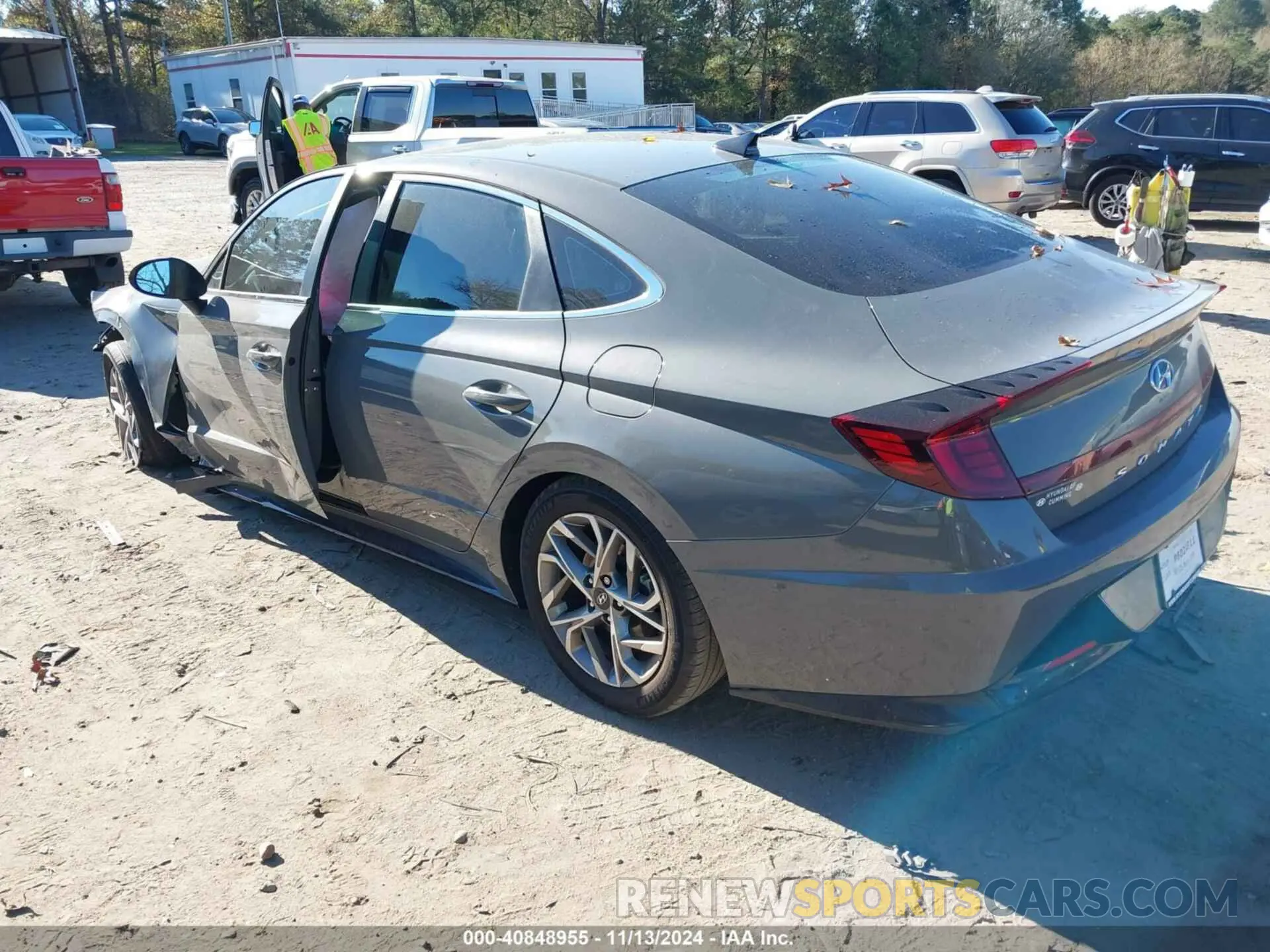 3 Photograph of a damaged car KMHL64JA4MA148478 HYUNDAI SONATA 2021