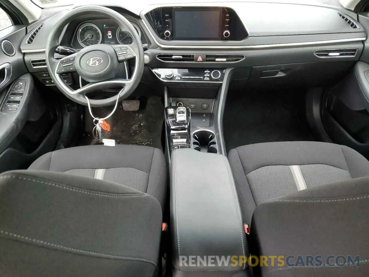 8 Photograph of a damaged car KMHL64JA4MA149260 HYUNDAI SONATA 2021