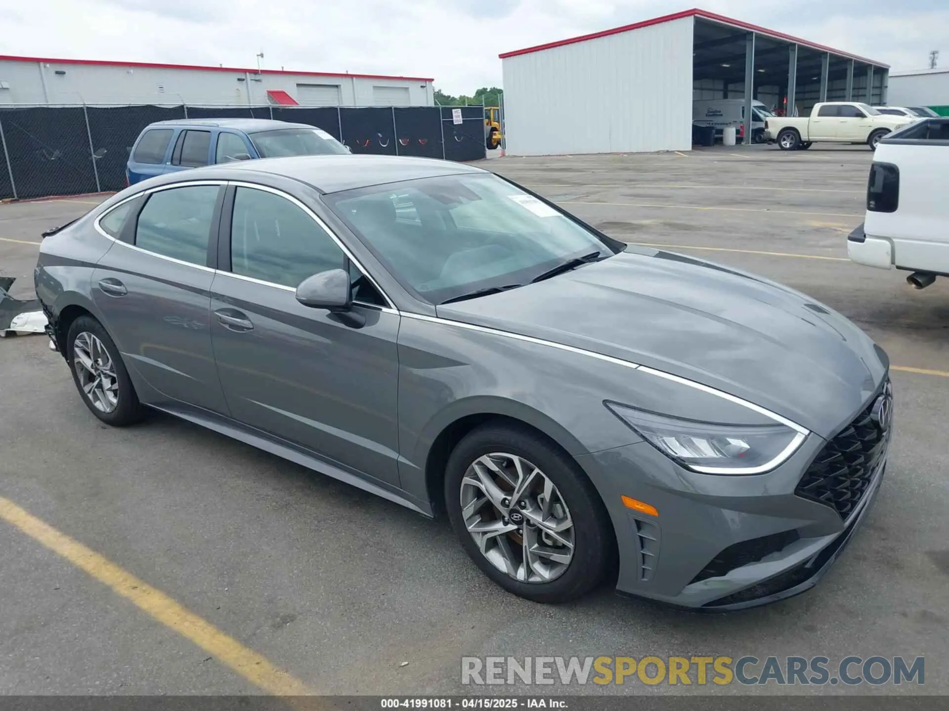 1 Photograph of a damaged car KMHL64JA4MA150733 HYUNDAI SONATA 2021